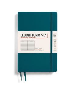 Тефтер B6+ Leuchtturm1917 Notebook Paperback Pacific Green, твърди корици, Точки