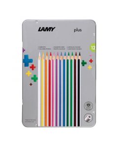 Цветни моливи Lamy plus - 12x бр, метална кутия