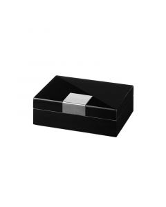 Кутия за пури (хумидор) Winjet - Кедър, черен гланц