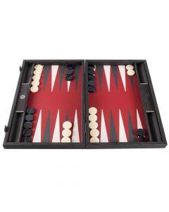 Луксозна табла за игра Manopoulos - Burgundy Red, eко кожа, 60x48 см