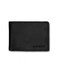 Мъжки портфейл DAVIDOFF - Essentials, RFD защита, черен