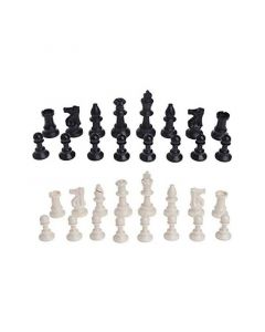 Пластмасови фигури за шах Manopolous, стандартен размер, 5 см
