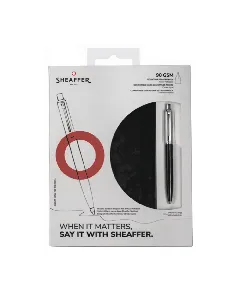Комплект Sheaffer - химикалка Sentinel Black/Chrome и тефтер A5
