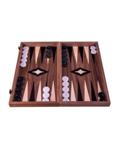 Комплект шах и табла Manopoulos - Орех, 52x48 см