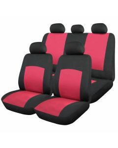 Комплект калъфи за седалки Renault R 12 - RoGroup Oxford червен 9 части