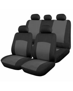 Комплект калъфи за седалки Bmw Seria 7 F01 F02 - RoGroup Oxford сив 9 части