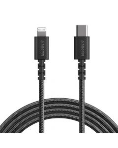 Anker Powerline Select кабел за данни, USB-C - Lightning, 0.9 м, черен A8617H11