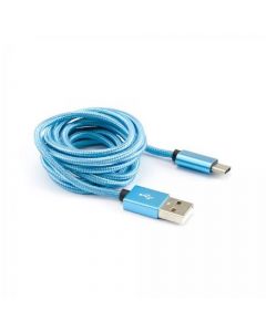 SBOX кабел USB-TYPE C M/M, син, 1.5м. CAB0146