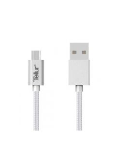 Tellur кабел с USB - Micro-USB, 100 см - сребрист TLL155131