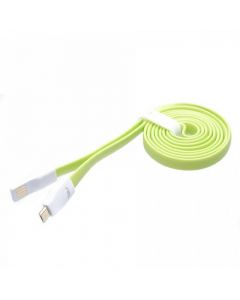 Tellur кабел за данни, USB-A - Lightning, 1 м, зелен TLL155398