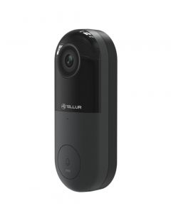 Tellur Video DoorBell видео звънец, 1080p, Micro SD, PIR сензор, черен TLL331251