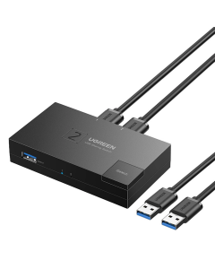 USB хъб Ugreen USB 3.0 двупосочен CM618 - черен