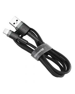 Кабел Baseus Cafule USB-A към Lightning, 1м, черен