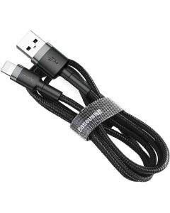 Кабел Baseus Cafule USB Lightning Cable от USB A към Lightning CALKLF-CG1 2м, черен