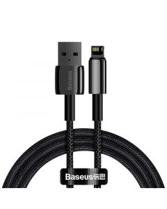 Кабел Baseus Tungsten USB - Lightning 2.4 A 2 м CALWJ-A01 - черен