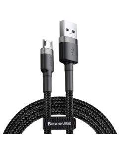 Кабел Baseus Cafule USB към microUSB, 1.5A, 2м, черен