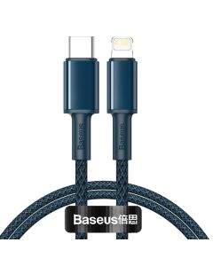 Кабел Baseus High Density USB Type-C към Lightning PD 20W, 1м, син