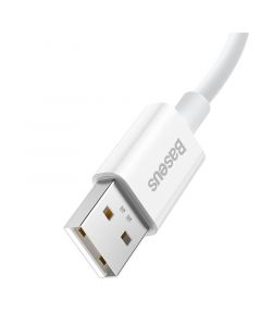 Кабел Baseus Superior Series USB-А към USB-C 65W 1м CAYS000902 - бял