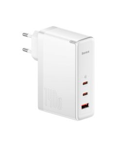 Зарядно устройство Baseus GaN5 Pro fast charger 2xUSB-C+USB 140W CCGP100202 - бял