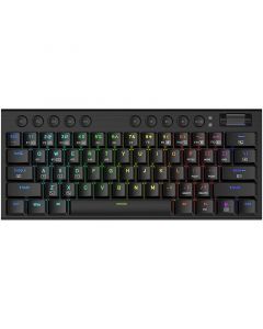RGB кабелна и безжична Bluetooth механична геймърска клавиатура Redragon Noctis PRO K632-RGB-PRO_RD - черна