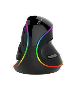 RGB вертикална оптична мишка Delux M618 Plus