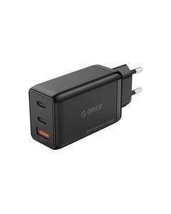 3-портово USB зарядно устройство Orico PV65-1U2C-EU-BK