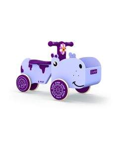 Детска количка за яздене "Хипопотам" със звук и светлина 17262