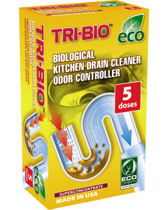 Tri-Bio Tri-bio еко препарат за кухненска канализация, 5 дози 17182