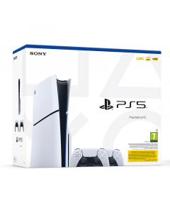 Конзола PlayStation 5 (Slim) Standard Edition + Втори DualSense