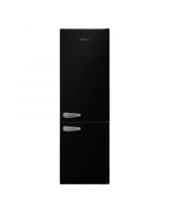 Хладилник с фризер Finlux FXCA 3133 RETRO BLACK*** , 268 l, F , Статична , Черен