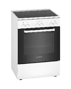 Готварска печка (ток) Bosch HKA090220 , Бял , Керамични
