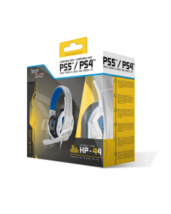 Слушалки с микрофон SteelPlay HP44 WHITE/BLUE (PS5) , OVER-EAR