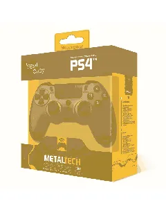 Джойстик SteelPlay Metaltech Wireless - Gold (PS4)