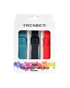 Каишка Trender Trio Sport 22mm Petrol /Black /Red TR-TRIO23