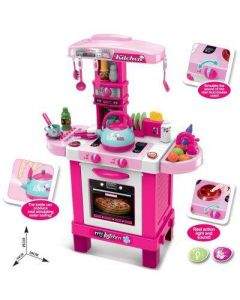 Buba Детска индукционна кухня с чайник, 008-939, розова, NEW022689