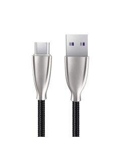 USB Type-C кабел Xmart Excellence Series, 5A, 1.0м, Черен