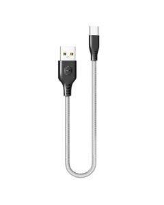 USB Type-C кабел Xmart Warrior Series, 1м, Сив