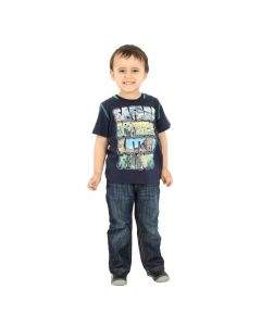 Тениска Safari в тъмно син цвят за момче от 4 до 10 години