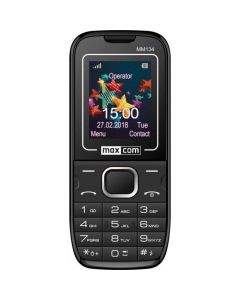 MaxCom GSM MM134 телефон с две сим карти, копчета и фенерче