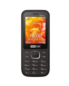 MaxCom MM142, Мобилен телефон Dual SIM, 32 GB, 2G, Black