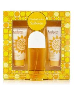 Elizabeth Arden Sunflowers Комплект за жени EDT Тоалетна вода за жени 100 ml Балсам за тяло 100 ml Душ гел 100 ml
