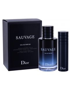 Dior Sauvage Комплект за мъже EDP Парфюм 100 ml EDP Парфюм 10 ml