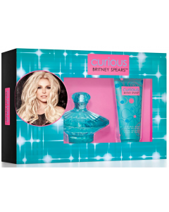 Britney Spears Curious Дамски комплект EDP Парфюм 100 ml Вody soufflé Балсам за тяло 100 ml 