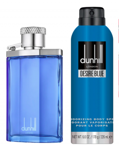 Desire Blue Мъжки комплект EDT Тоалетна вода 100 ml Deo body spray Дезодорант 226 ml