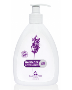 Bulgarian Rose Rose Hand gel (dry washing) Lavender Антибактериален гел за ръце с лавандула 290 ml