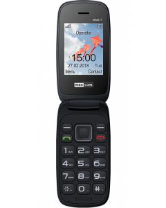 Maxcom ММ817 Dual мобилен телефон с две SIM карти, лесно меню, VGA камера, FM радио, фенерче