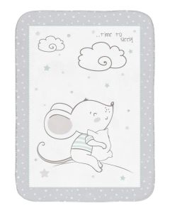 Kikkaboo Супер меко бебешко одеяло 80/110 см Joyful Mice 31103020129