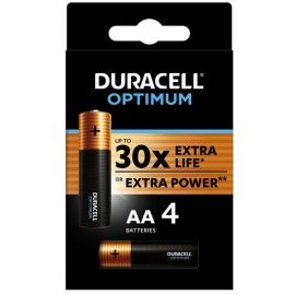 Алкална батерия DURACELL OPTIMUM LR6 /4 бр. в блистер/ 1.5V