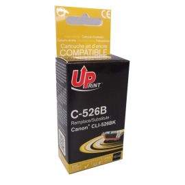 Мастилница UPRINT CLI526 CANON, С чип, Черен