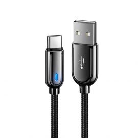 USB-A към USB Type-C кабел Xmart Smart Series, 5A, 65W, 1.5м, Черен